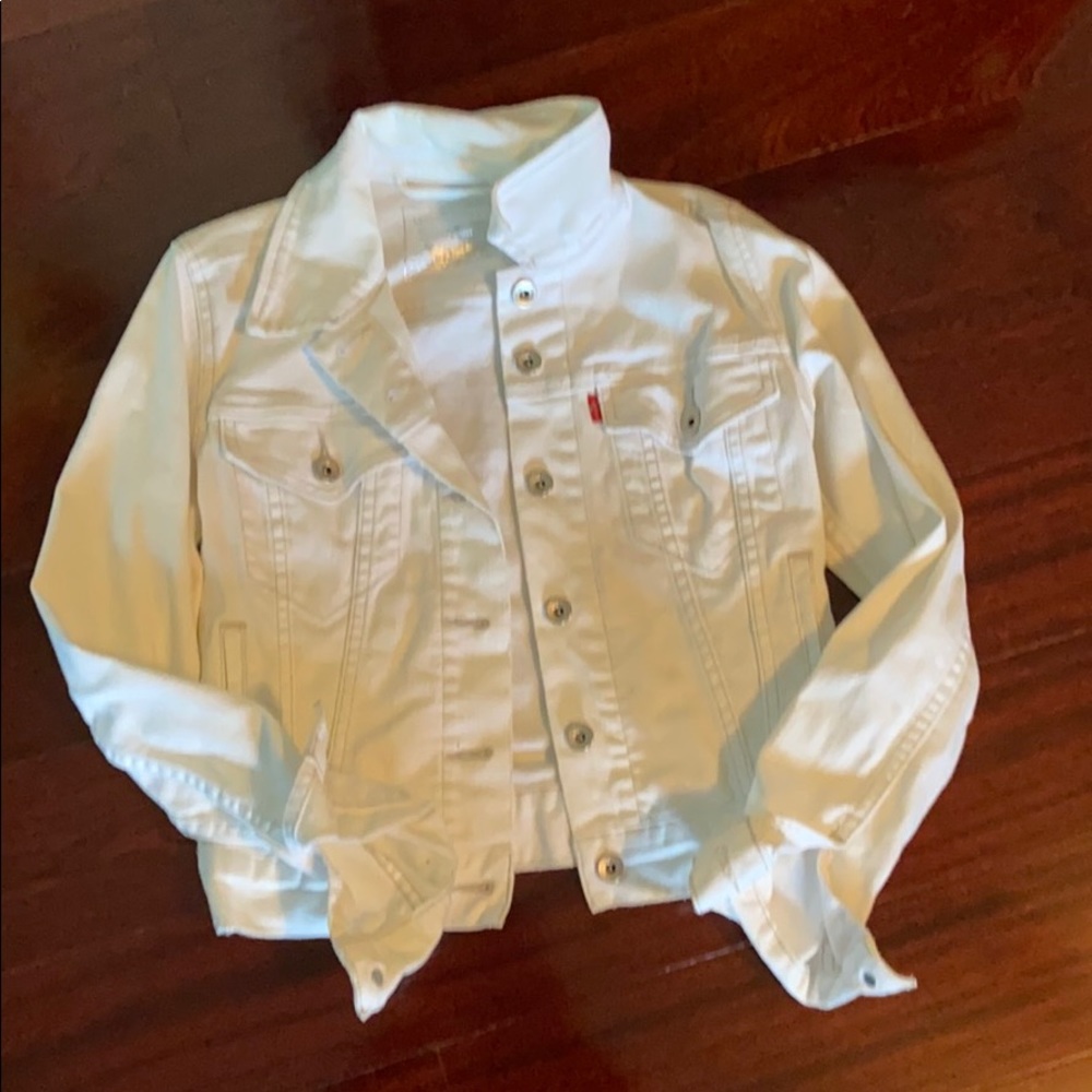 White Levi jacket